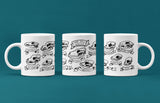 Canine Skulls Mug